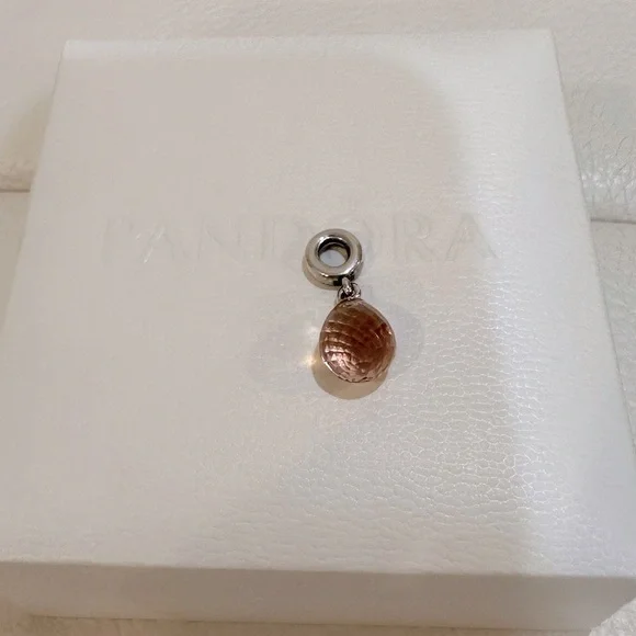 Brans New Pandora Pink Murano Fascinating Beauty Dangle Charm - Picture 3 of 4